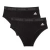 ADIDAS Cotton Logo Slip Im Bikini Cut, 2er-Pack