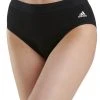 ADIDAS Cotton Logo Slip, Bikini Cut -SPANX-Shop Adidas Smart Cotton Solid Bikini Slip schwarz 4A1H66 000