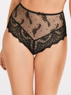 Aubade Écrin Noir Taillen-Slip