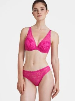 Aubade Rosessence Italiener Slip -SPANX-Shop Aubade Rosessence Italiener Slip rosa HK27 6 FUCH 2
