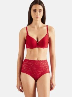 Aubade Rosessence Hoher Slip -SPANX-Shop Aubade Rosessence Taillenslip rot HK24 GALA 2