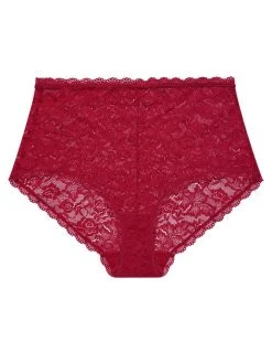 Aubade Rosessence Hoher Slip -SPANX-Shop Aubade Rosessence Taillenslip rot HK24 GALA 4