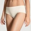 Calida 100% Nature Panty, Regular Cut, Compostable 2 Calida 100% Nature Panty, Regular Cut, Compostable -SPANX-Shop Calida 100 Nature Panty low cut weiss star white 24294 910