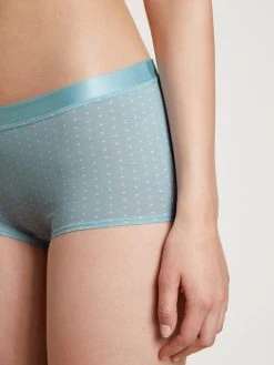 Calida Cate Print Pants, Regular Cut -SPANX-Shop Calida Cate Print Pants regular cut blau 24798 473 3