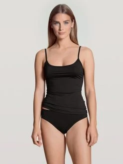 Calida Eco Sense Spaghetti-Top -SPANX-Shop Calida Eco Sense Spaghetti Top schwarz 10138 992 1622641035