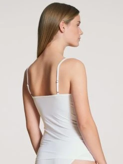 Calida Eco Sense Spaghetti-Top -SPANX-Shop Calida Eco Sense Spaghetti Top weiss 10138 001 1622640943