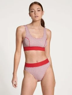 Calida Elastic Trend Slip Mit Softbund, High Waist -SPANX-Shop Calida Elastic Trend Slip mit Softbund high waist rot 21822 174 2