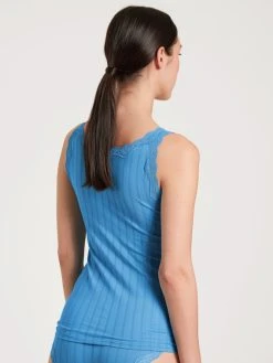 Calida Etude Toujours Tank Top -SPANX-Shop Calida Etude Toujours Tank Top blau 12092 474 2