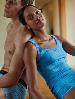 Calida Etude Toujours Tank Top -SPANX-Shop Calida Etude Toujours Tank Top blau 12092 474 neu