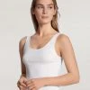 Calida Light Spaghetti-Top -SPANX-Shop Calida Light Tank Top weiss 11600 001