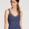 Calida Natural Comfort Lace Tank-Top 2 Calida Natural Comfort Lace Tank-Top -SPANX-Shop Calida Natural Comfort Lace Tank Top violett 12656 377