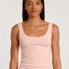 Calida Natural Comfort Tank Top -SPANX-Shop Calida Natural Comfort Tank Top Rundhals rosa 12175 072