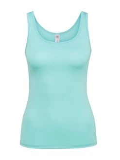 Calida Natural Comfort Tank Top -SPANX-Shop Calida Natural Comfort Tank Top Rundhals tuerkis 12175 563 5