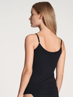 Calida Natural Joy Spaghetti-Top -SPANX-Shop Calida Natural Joy Spaghetti Top Traeger verstellbar blau 10555 339 1