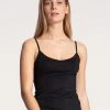 Calida Natural Joy Spaghetti-Top -SPANX-Shop Calida Natural Joy Spaghetti Top schwarz 10555 992