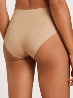 Calida Natural Skin Seamless-Midi-Slip, Compostable -SPANX-Shop Calida Natural Skin Seamless Midi Slip Compostable beige 22239 944 1