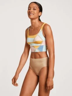 Calida Natural Skin Seamless-Midi-Slip, Compostable -SPANX-Shop Calida Natural Skin Seamless Midi Slip Compostable beige 22239 944 2