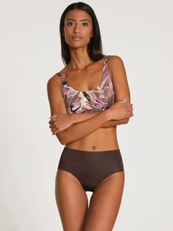 Calida Natural Skin Seamless-Midi-Slip, Compostable -SPANX-Shop Calida Natural Skin Seamless Midi Slip braun 22239 099 2