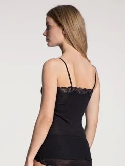 Calida Richesse Lace Spaghetti-Top 8 Calida Richesse Lace Spaghetti-Top -SPANX-Shop Calida Richesse Lace Spaghetti Top Traeger verstellbar schwarz 11290 996 1