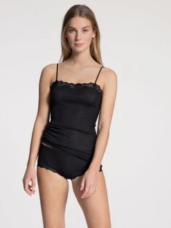 Calida Richesse Lace Spaghetti-Top 9 Calida Richesse Lace Spaghetti-Top -SPANX-Shop Calida Richesse Lace Spaghetti Top Traeger verstellbar schwarz 11290 996 2
