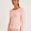 Calida Second Skin Langarm-Shirt Mit Seide -SPANX-Shop Calida Second Skin Langarm Shirt mit Seide rosa 15756 072