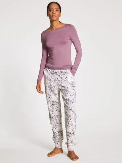 Calida Second Skin Langarm-Shirt -SPANX-Shop Calida Second Skin Top langarm violett 15003 324 2