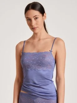 Calida Sensual Secrets Spaghetti-Top Mit Breitem Spitzensaum