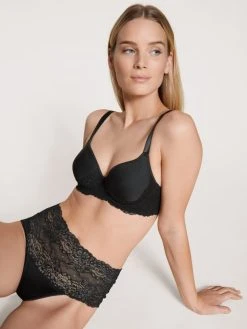 Calida Sensual Secrets String, High Waist -SPANX-Shop Calida Sensual Secrets String high waist schwarz 20931 992 4