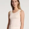 Calida True Confidence Tank-Top Aus Wolle-Seide -SPANX-Shop Calida True Confidence Tank Top aus Wolle Seide beige 12435 090 1622640827