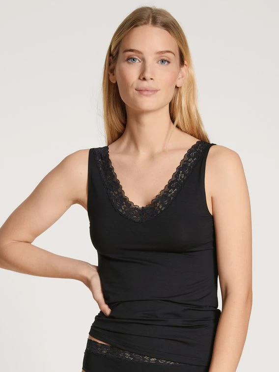 Calida Natural Comfort Lace Tank-Top