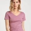 Calida Special Kurzarm-Shirt, V-Neck -SPANX-Shop Calida Natural Joy Special Kurzarm Shirt V Neck violett 14905 324 neu