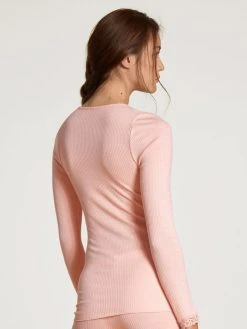 Calida Silky Wool Joy Langarm-Shirt -SPANX-Shop Calida Silky Wool Joy Top langarm rosa 15292 083 1