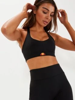 Ellesse Colour Run Sport-BH -SPANX-Shop Ellesse Colour Run Sport Bra schwarz SRR13830 BLK 4
