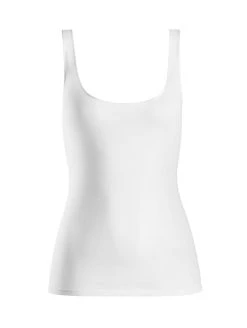 HANRO Cotton Seamless Tank Top -SPANX-Shop HANRO Cotton Seamless Tank Top weiss 071604 0101 2