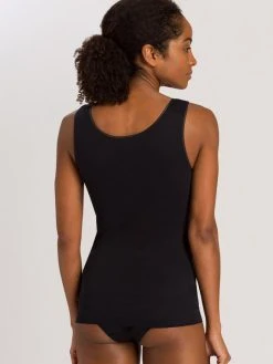 HANRO Cotton Seamless Trägertop -SPANX-Shop HANRO Cotton Seamless Traegertop schwarz 071602 0019 1 1