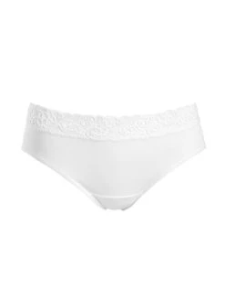 HANRO Moments Mini Slip Aus Mercerisierter Baumwolle -SPANX-Shop HANRO Moments Mini Slip weiss 071481 0101 3