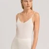HANRO Woolen Silk Spaghetti Top -SPANX-Shop HANRO Woolen Silk Spaghetti Top champagner 071415 0795 1