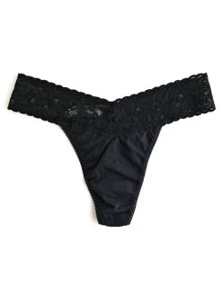 HANKY PANKY Cotton With A Conscience String, Original Rise -SPANX-Shop Hanky Panky Cotton with a Conscience String Original Rise schwarz 891801P BLAC 2