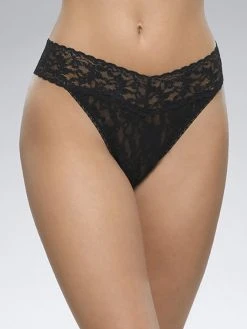 HANKY PANKY Signature Lace String, Original Rise, 3er Pack -SPANX-Shop Hanky Panky Signature Lace String 3er Pack schwarz 48113PK BLACK 1