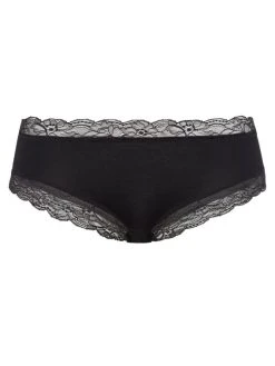 HANRO Cotton Lace Hipster 11 HANRO Cotton Lace Hipster -SPANX-Shop Hanro Cotton Lace Hipster schwarz 072438 0019 4