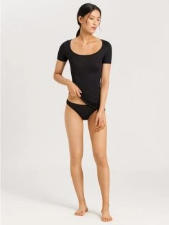 HANRO Ultralight T-Shirt -SPANX-Shop Hanro Ultralight T Shirt schwarz 071345 0019 1 2