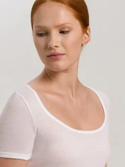 HANRO Ultralight T-Shirt -SPANX-Shop Hanro Ultralight T Shirt weiss 071345 0101 1 3