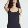 JOOP! Mere Comfort Spaghetti-Top Mit Spitze -SPANX-Shop Joop Mere Comfort Spaghetti Top mit Spitze blau 621001 246
