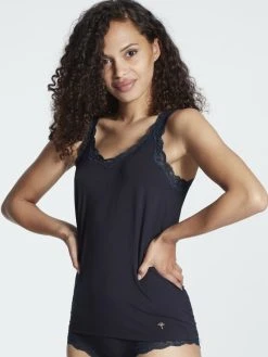 JOOP! Mere Comfort Tank-Top Mit Spitze