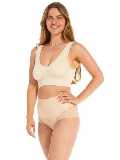 Magic Bodyfashion Shape Shaping-Panty Mit Spitze -SPANX-Shop Magic Bodyfashion Shape Shaping Panty mit Spitze schwarz 22TL 300 2