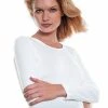Nina Von C. Fine Cotton - Organic Langarm-Shirt 2 Nina Von C. Fine Cotton - Organic Langarm-Shirt -SPANX-Shop Nina Von C Fine Cotton Organic Langarm Shirt weiss 70 471 111 100