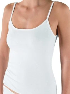 Nina Von C. Fine Cotton - Organic Spaghetti-Top, 2er Pack -SPANX-Shop Nina Von C Fine Cotton Organic Spaghetti Top 2er Pack weiss 70 310 111 DUO 100 1