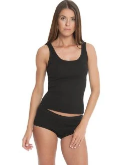 Nina Von C. Fine Cotton - Organic Top Ohne Arm, 2er Pack -SPANX-Shop Nina Von C Fine Cotton Organic Top ohne Arm 2er Pack schwarz 70 302 111 DUO 200 2