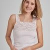 Nina Von C. Fine Cotton Tanktop Mit Spitze