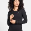 Odlo Merino 200 Langarm-Shirt -SPANX-Shop Odlo Sport Merino 200 Langarm Shirt schwarz 110811 15001